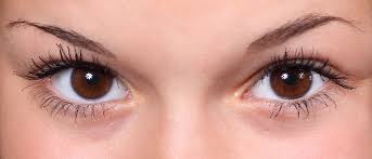 kobiece oczy z rzęsami 1 do 1